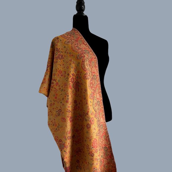 Large wrap around | Long Scarf | Travel wrap | Warm and Cozy wrap | Pashmina - Picture 3 of 8